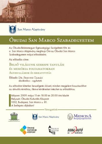 San Marco Szabadegyetem - 2009. május