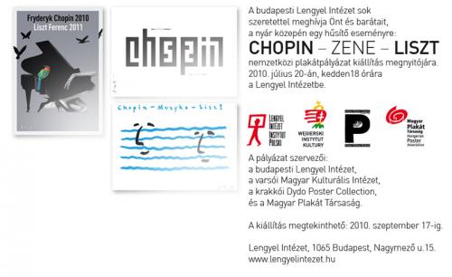 Chopin-zene-Liszt, meghívó