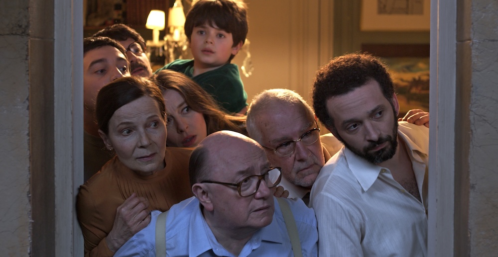 A búvóhely, jelenetkép