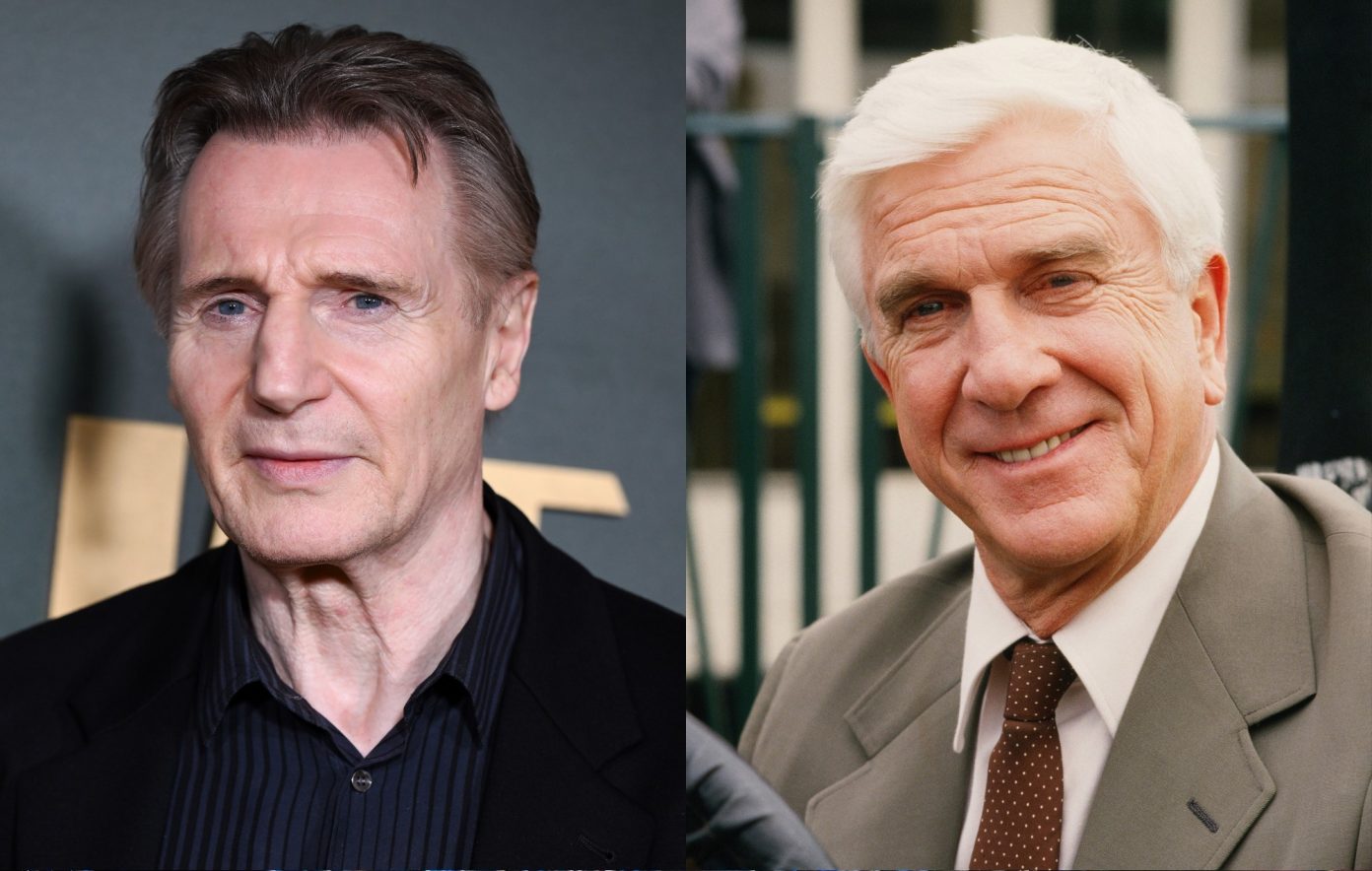 Liam Neeson és Leslie Nielsen