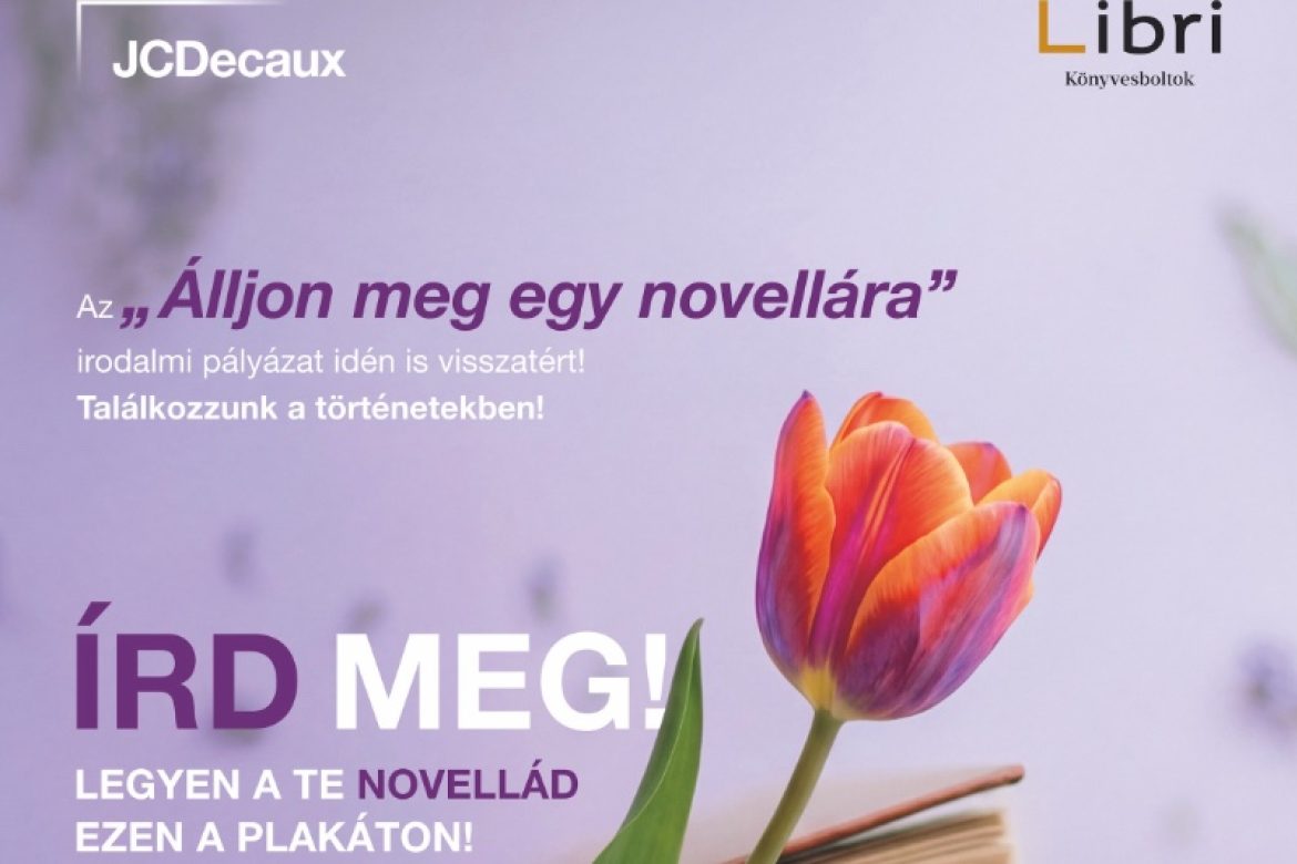 Álljon meg egy novellára!, plakát Álljon meg egy novellára!, plakát