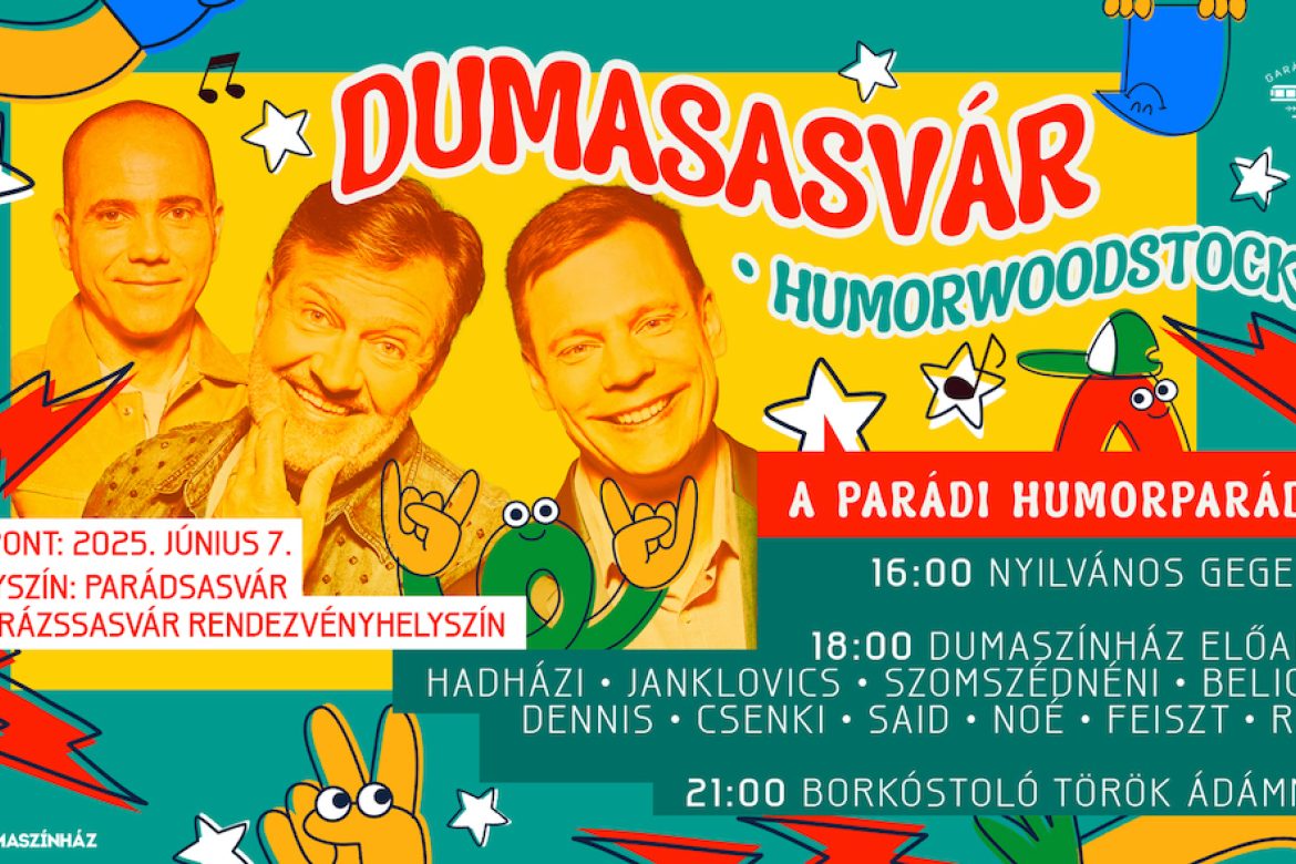 Parádsasvári humorparádé, plakát