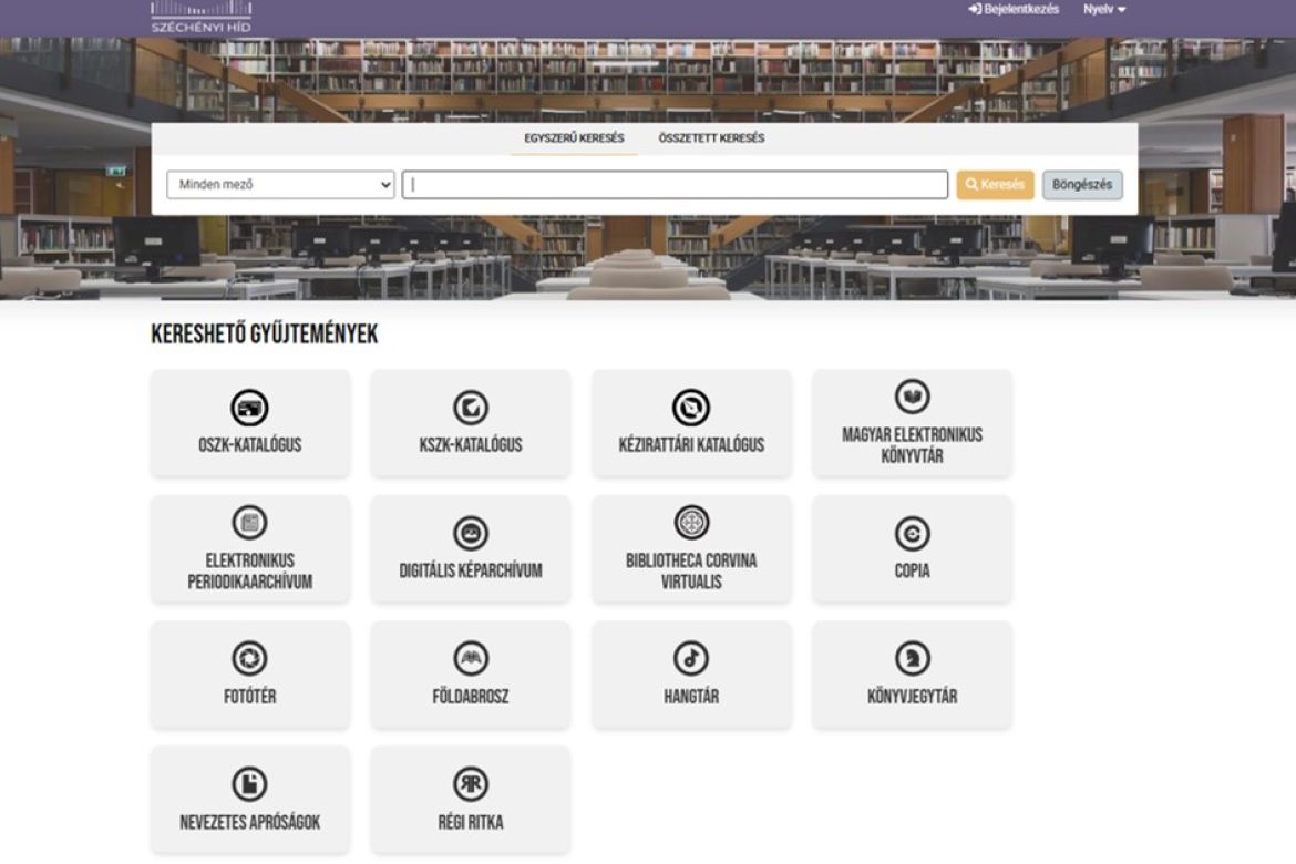 Új digitális tartalmak az OSZK felületén kép