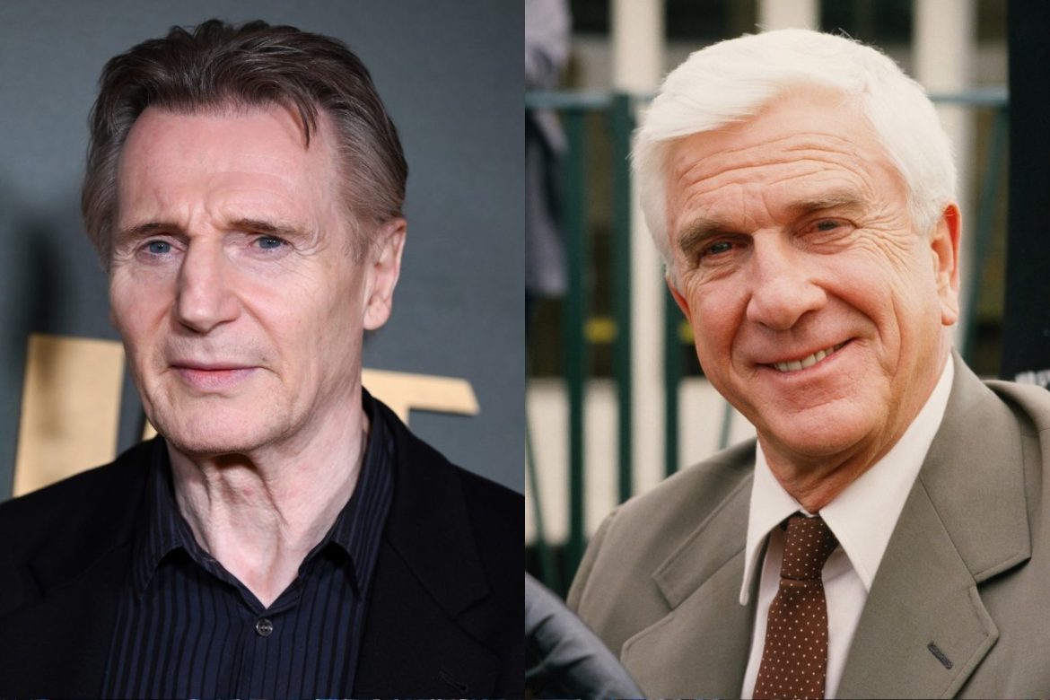 Liam Neeson és Leslie Nielsen