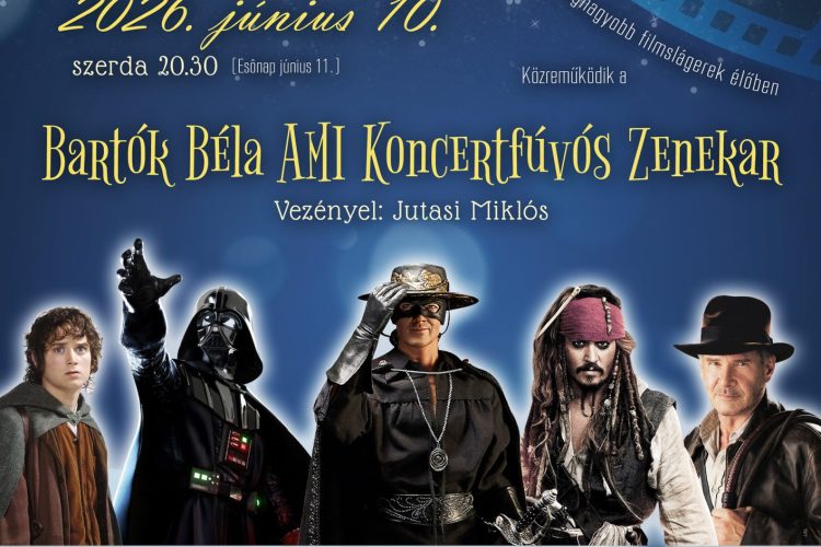 Szabadtéri filmzene koncert Budakalászon kép