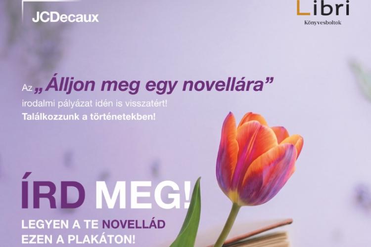 Álljon meg egy novellára!, plakát