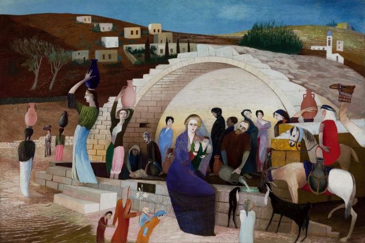 Csontváry Kosztka Tivadar: Mária kútja Názáretben (1908)