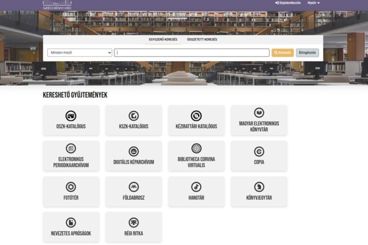 Új digitális tartalmak az OSZK felületén kép