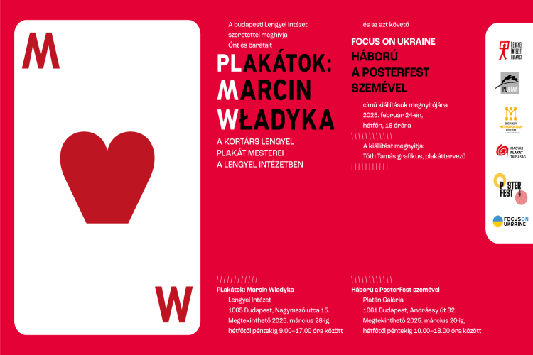 PLakátok: Marcin Władyka, meghívó