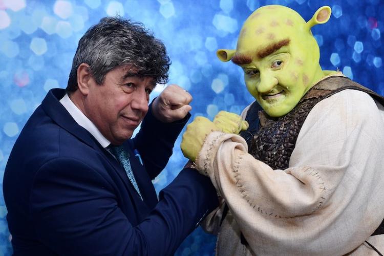 Nemcsák Károly és Shrek
